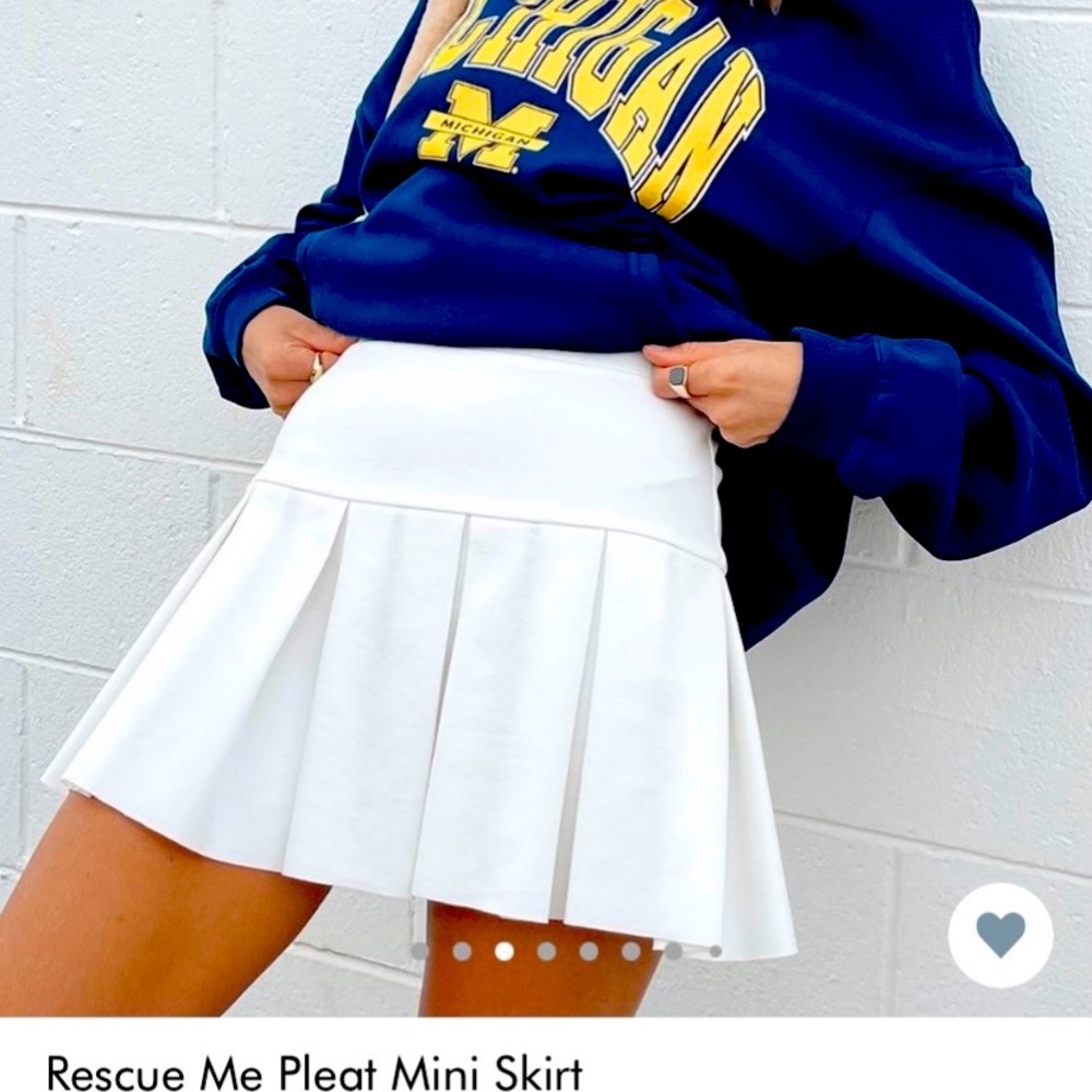 Princess Polly Rescue Me Pleated Mini Skirt
